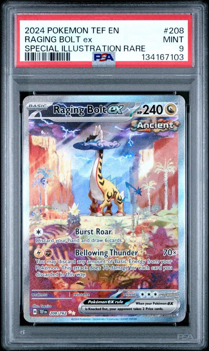 Raging Bolt EX, Temporal Forces, PSA 9