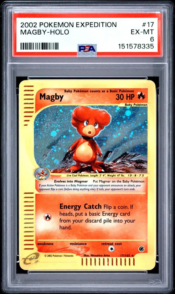 Magby-Holo, Expedition, PSA 6