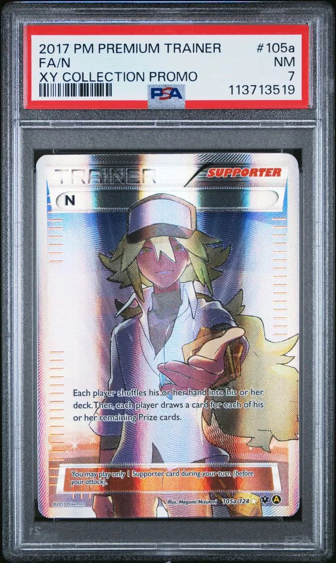 N, Premium Trainer XY Collection Promo, PSA 7