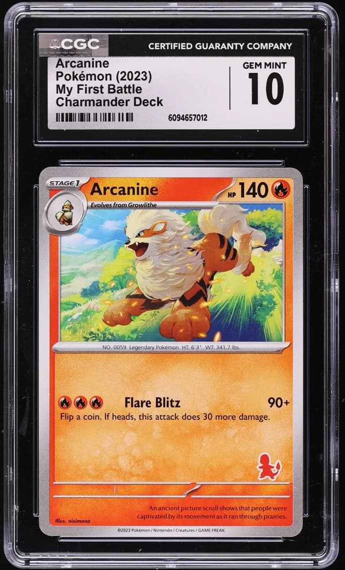 Arcanine, My First Battle, CGC 10