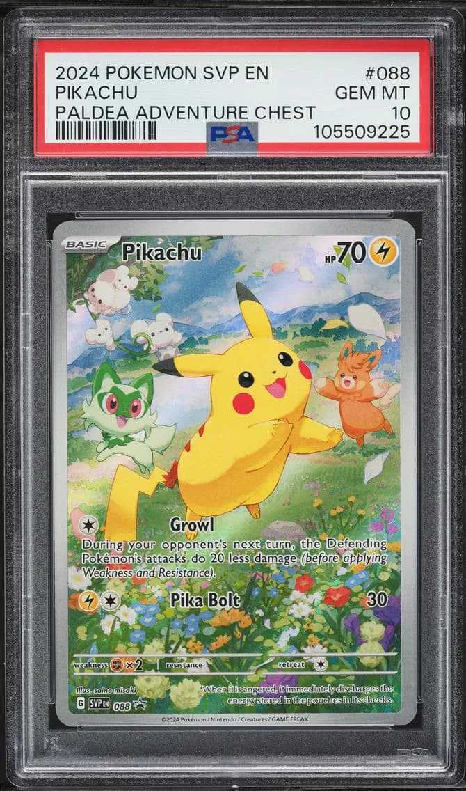 Pikachu, SV Black Star Promo, PSA 10
