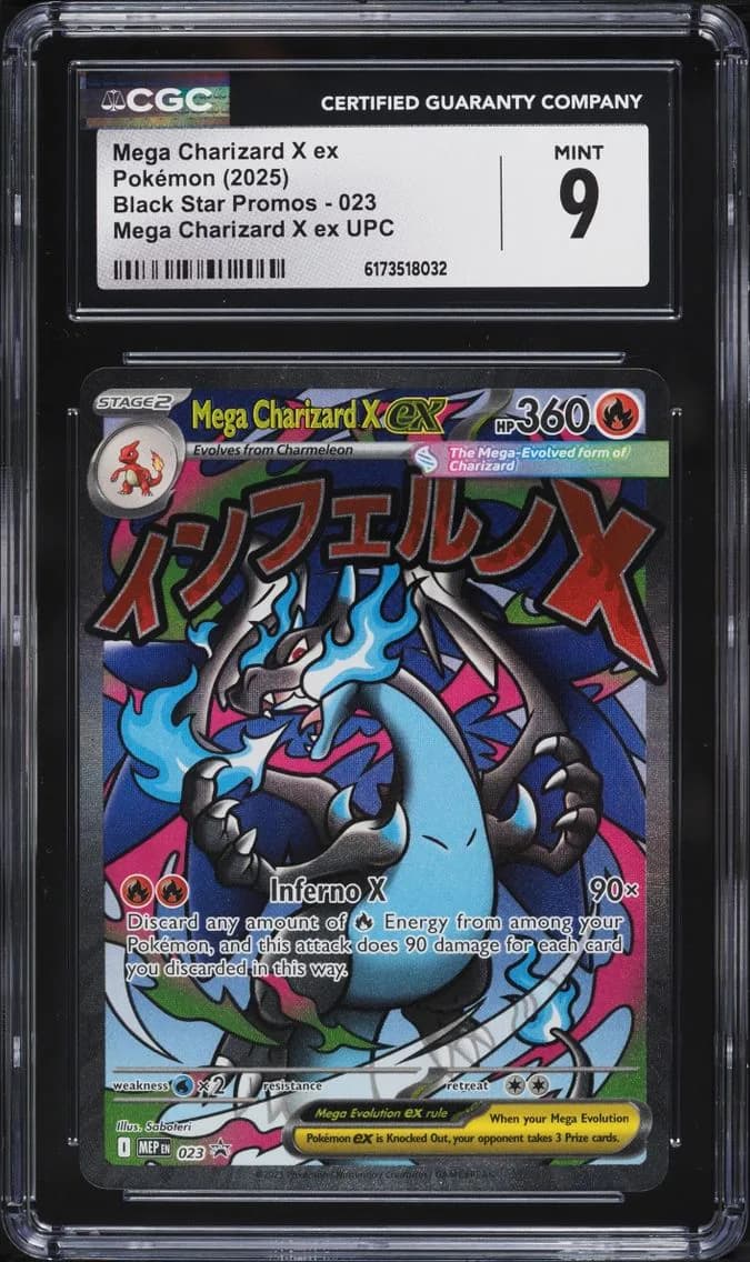 Ex, Black Star Promos - Mega Evolution MEP EN, CGC 9