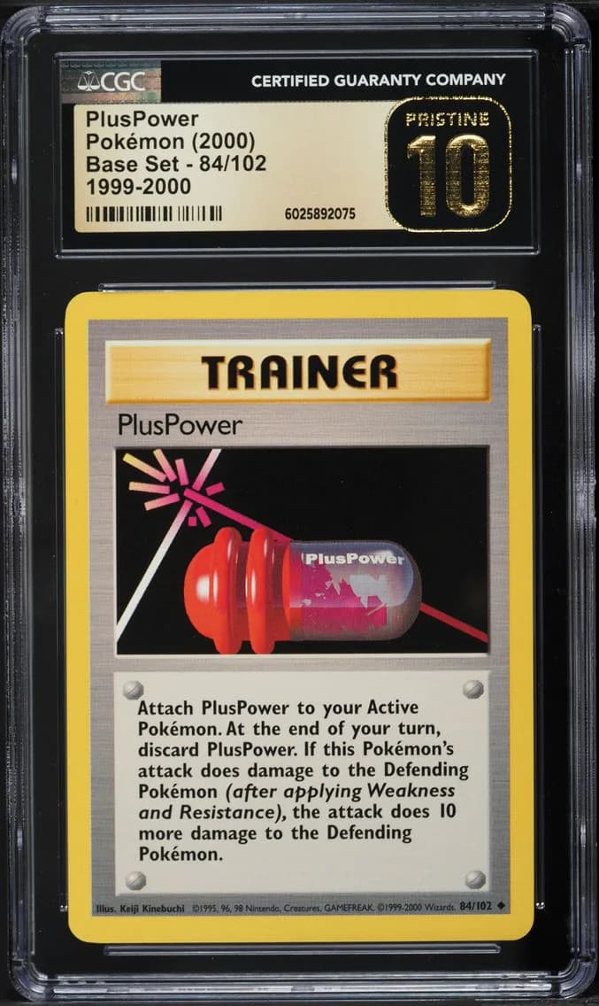 Base Set Pluspower, Base Set - Unlimited, CGC 10