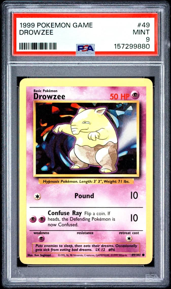 Drowzee, Game, PSA 9