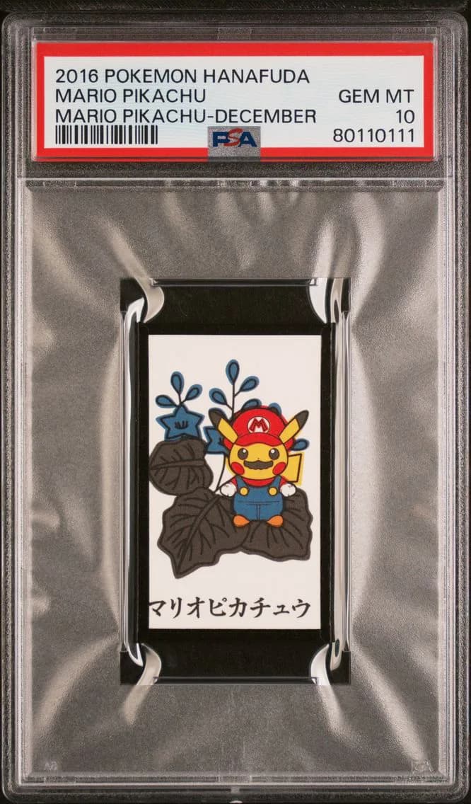 Mario Pikachu, Hanafuda Mario Pikachu, PSA 10