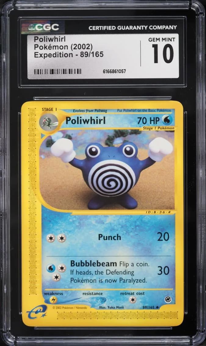 Expedition Poliwhirl, Expedition, CGC 10