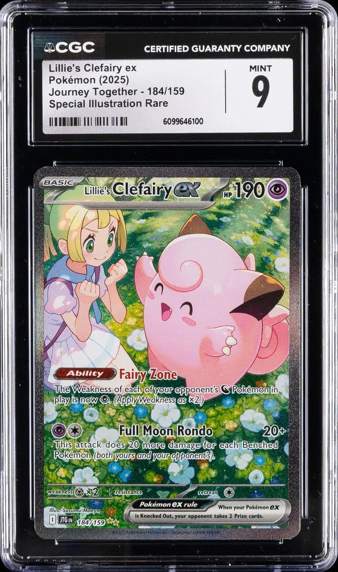 Lillie's Clefairy EX, Journey Together, CGC 9