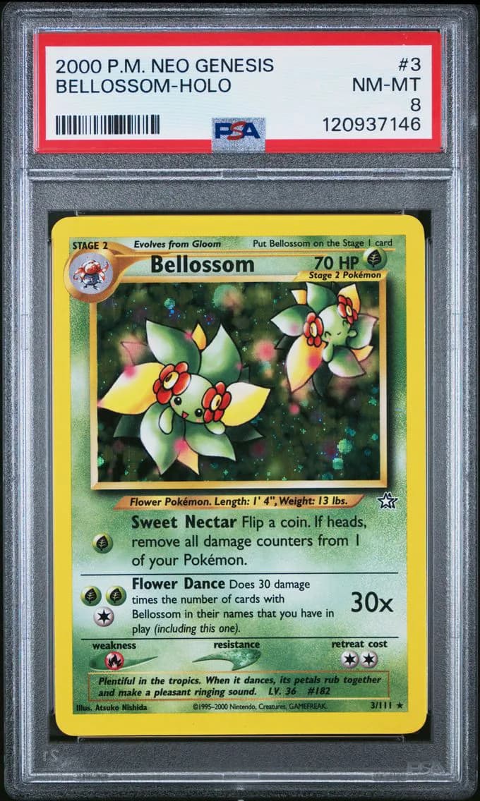 Bellossom-Holo, Neo Genesis, PSA 8