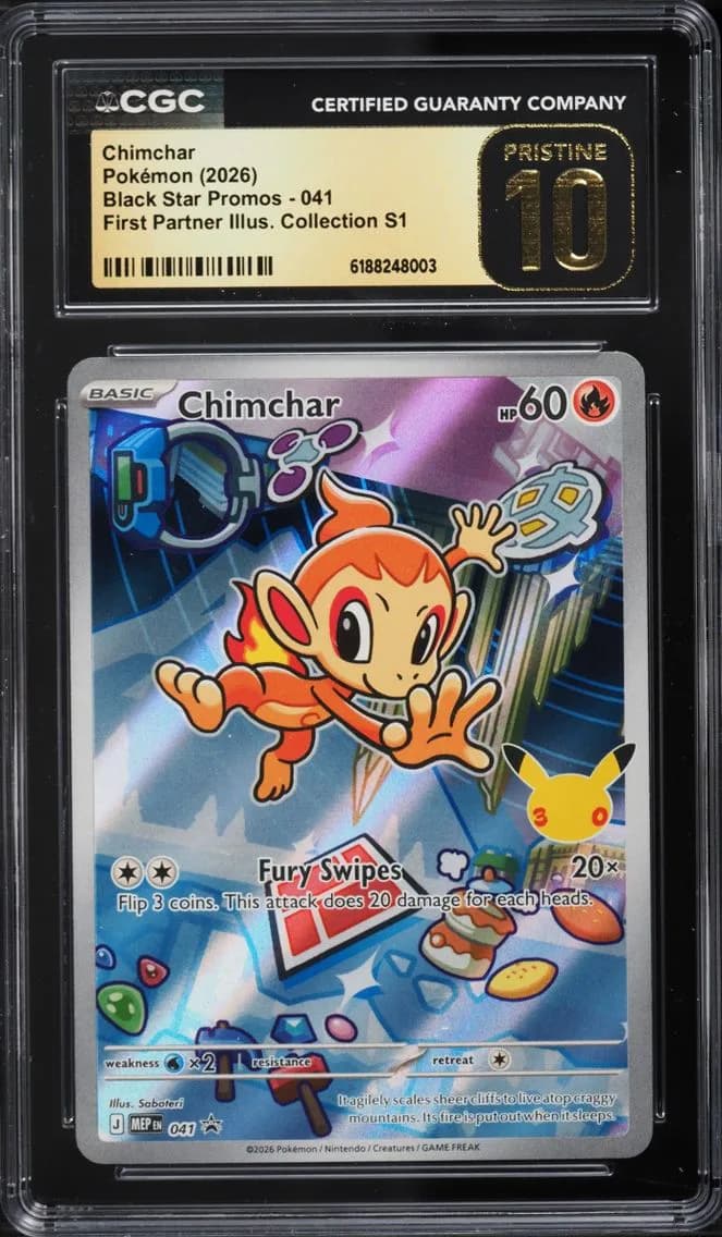 Chimchar, Black Star Promos - Mega Evolution MEP EN, CGC 10