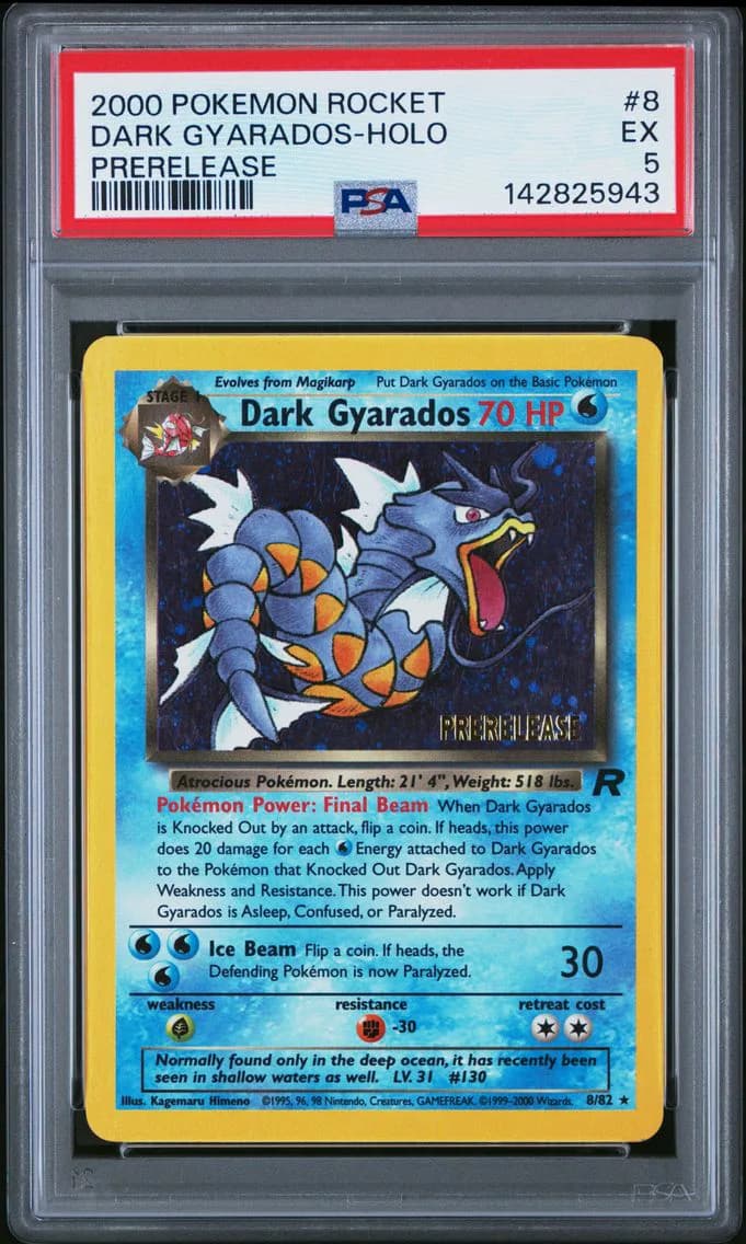 Dark Gyarados-Holo, Rocket, PSA 5