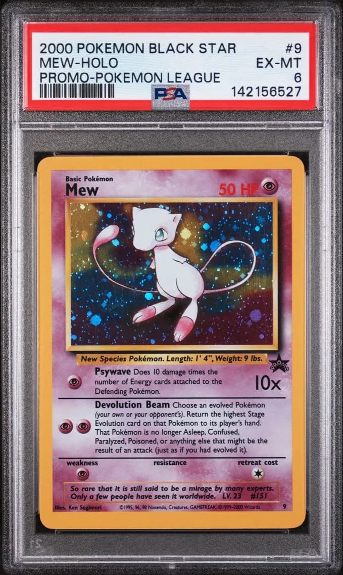 Mew-Holo, Promo Black Star, PSA 6
