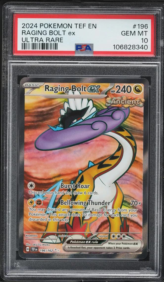 Raging Bolt EX, Temporal Forces, PSA 10