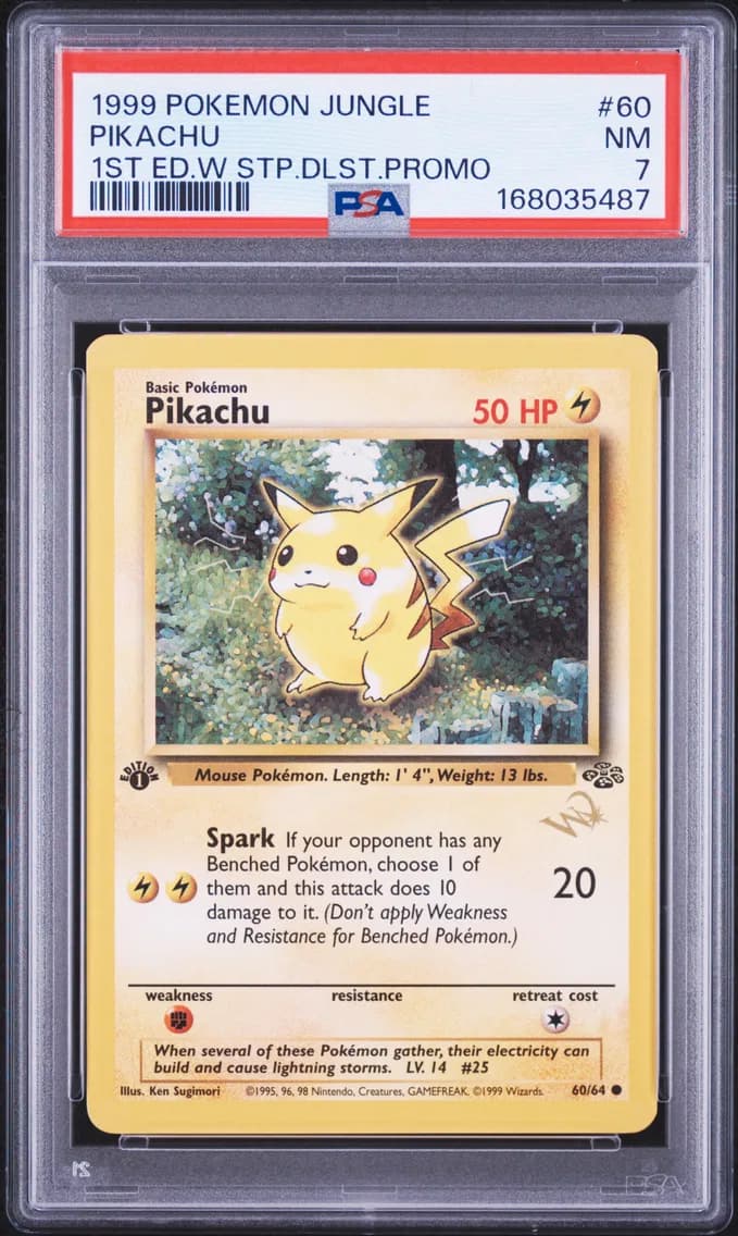 Pikachu, Jungle, PSA 7