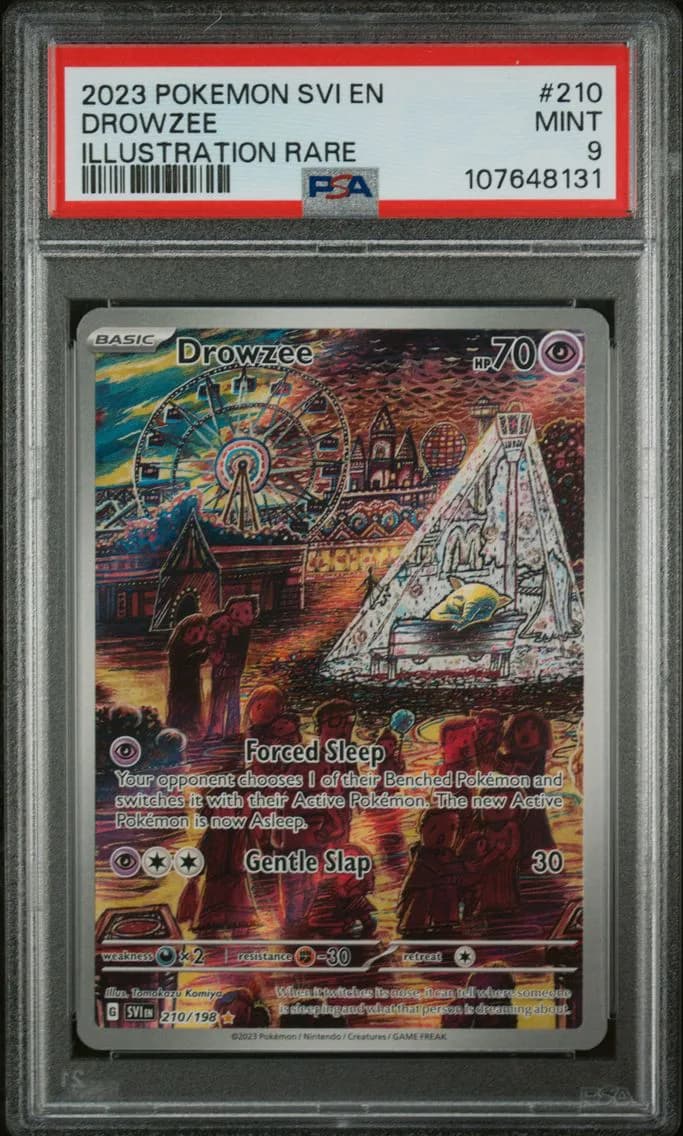 Drowzee, Scarlet & Violet, PSA 9