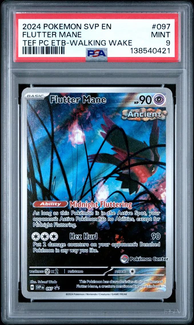 Flutter Mane, SV Black Star Promo, PSA 9