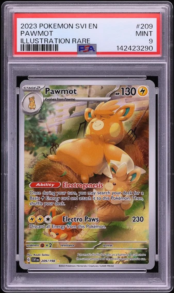 IR Pawmot, Scarlet & Violet, PSA 9