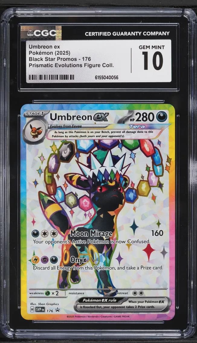 Umbreon ex, Black Star Promos - Scarlet & Violet SVP EN, CGC 10
