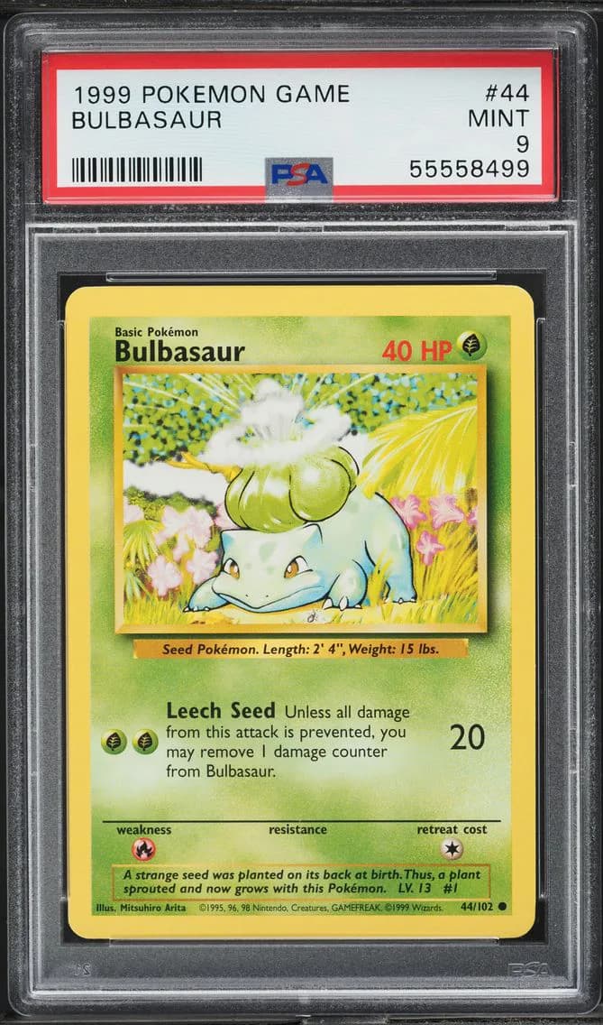 Bulbasaur, Game, PSA 9