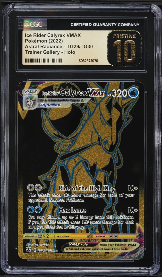 Ice Rider Calyrex VMAX, Astral Radiance, CGC 10