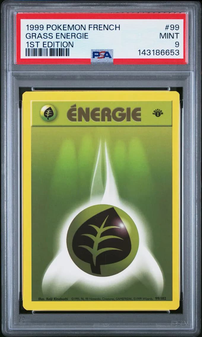 Grass Energie 1st Edition, French, PSA 9