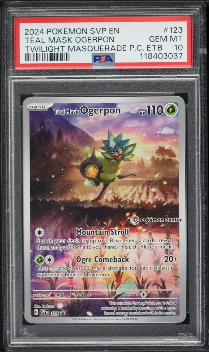 Teal Mask Ogerpon, SV Black Star Promo, PSA 10