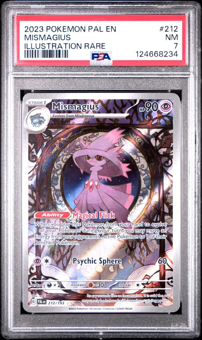 Mismagius, Paldea Evolved, PSA 7
