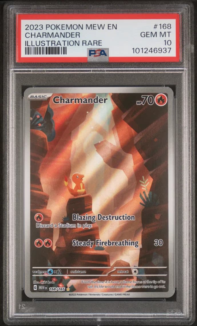 Charmander, 151, PSA 10