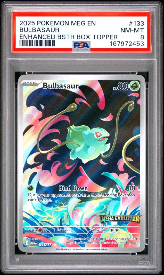 Bulbasaur, Mega Evolution, PSA 8