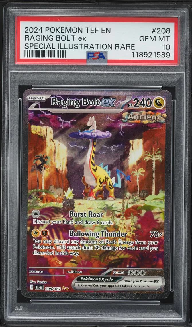 Raging Bolt EX, Temporal Forces, PSA 10