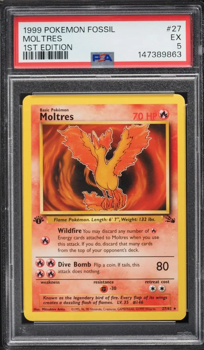 Moltres, Fossil, PSA 5