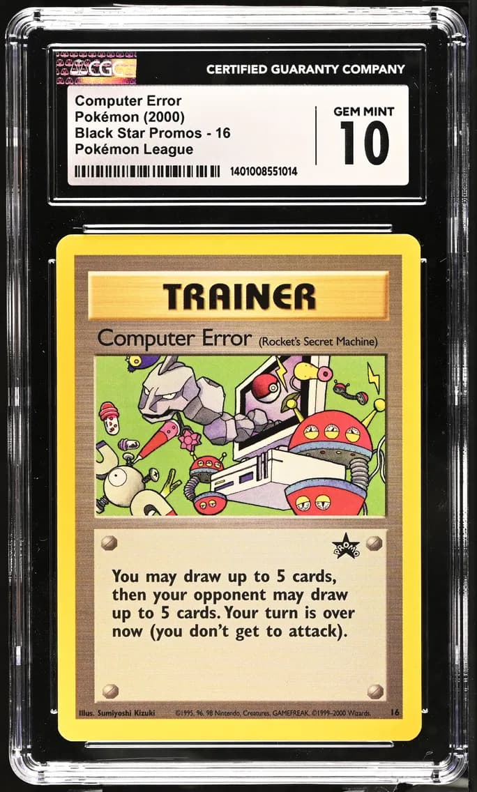 Computer Error, Black Star Promos - WotC, CGC 10