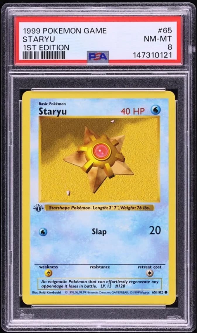 Staryu, Game, PSA 8
