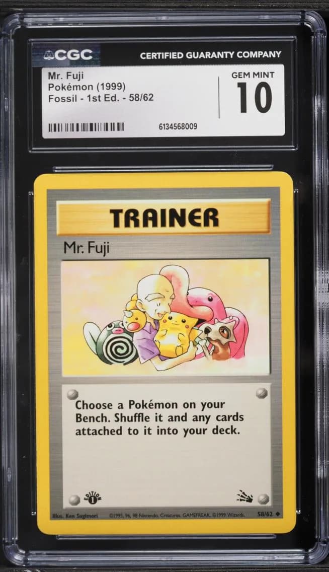Mr. Fuji, Fossil - 1st Edition, CGC 10