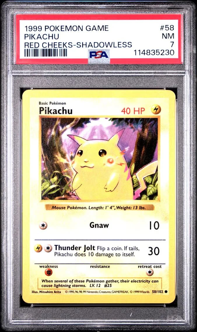 Pikachu, Game, PSA 7