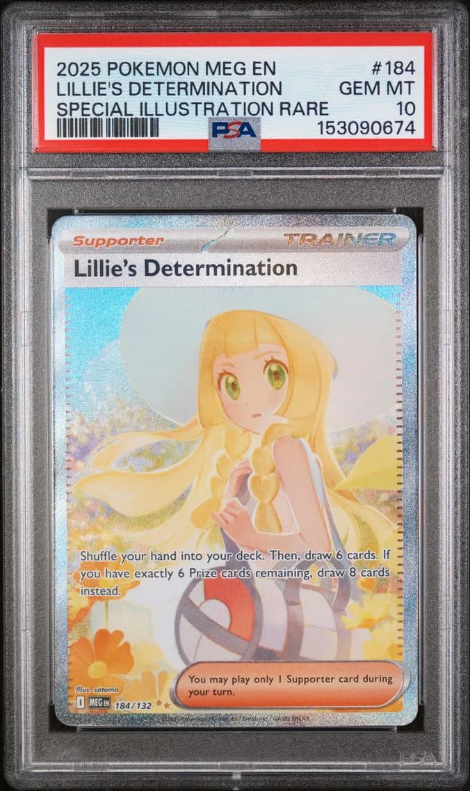 Lillie's Determination, Mega Evolution, PSA 10