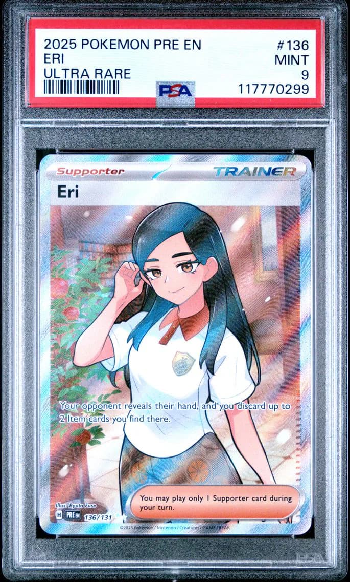 Eri, Prismatic Evolutions, PSA 9