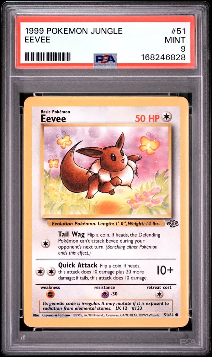 Eevee, Jungle, PSA 9