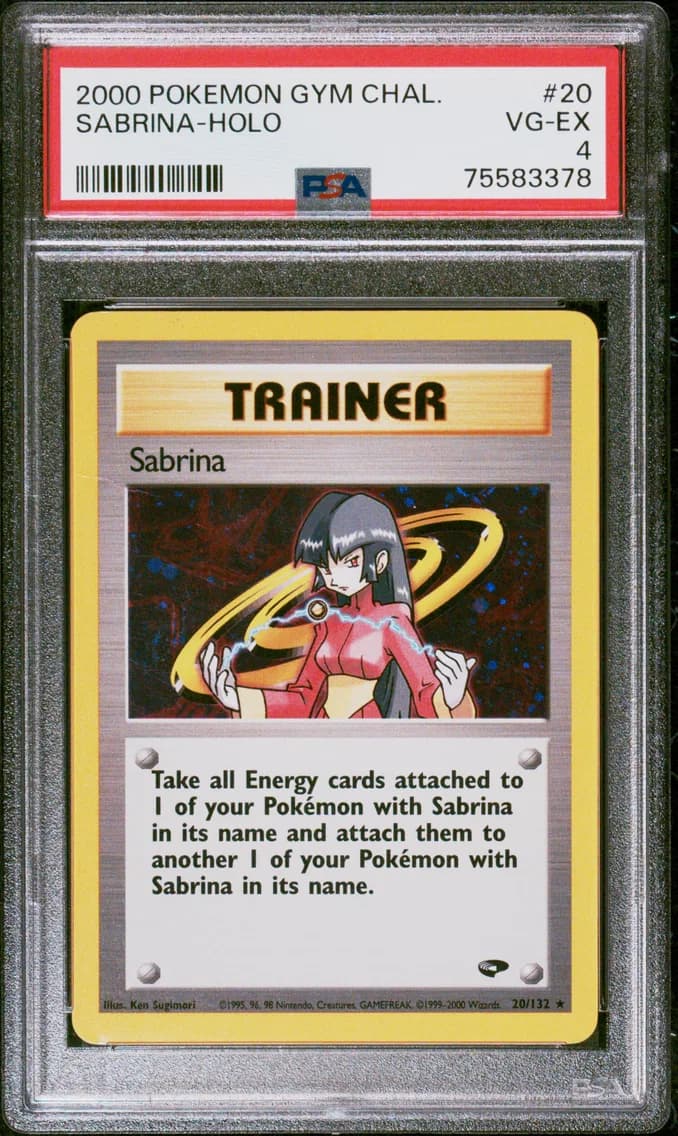 Sabrina-Holo, Gym Challenge, PSA 4