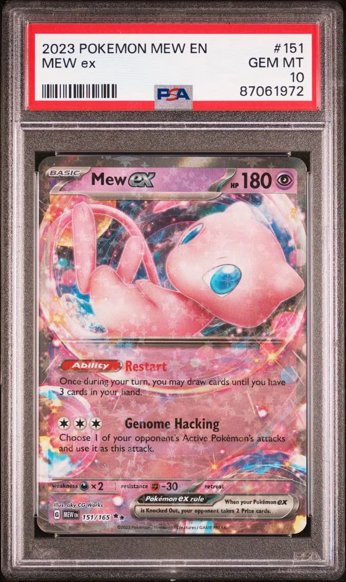 Mew EX, 151, PSA 10