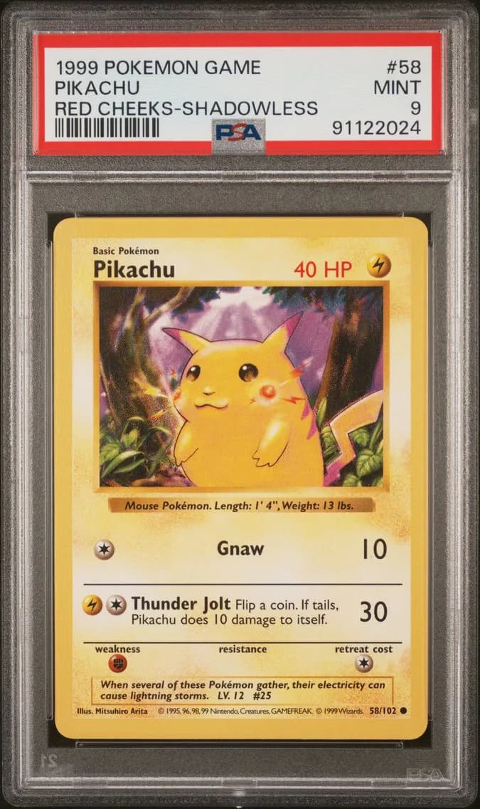 Pikachu, Game, PSA 9