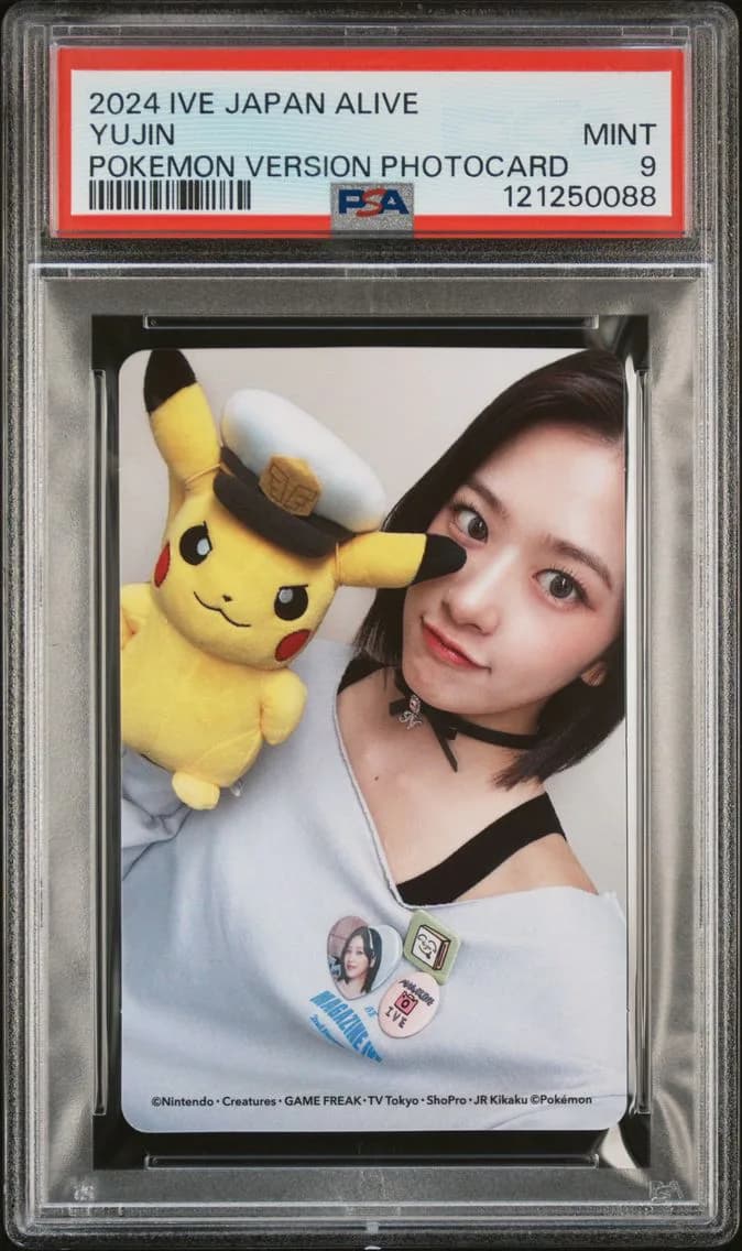 Yujin, Ive Japan 2nd EP Alive Pokemon Version Photocards, PSA 9