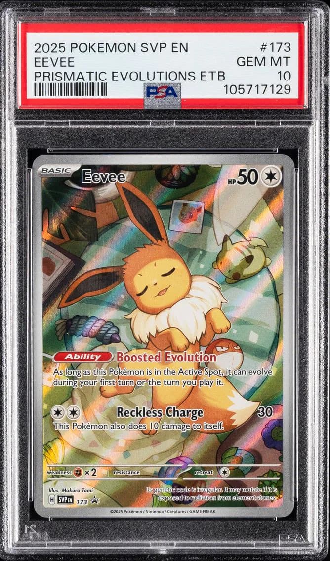 Eevee, SV Black Star Promo, PSA 10