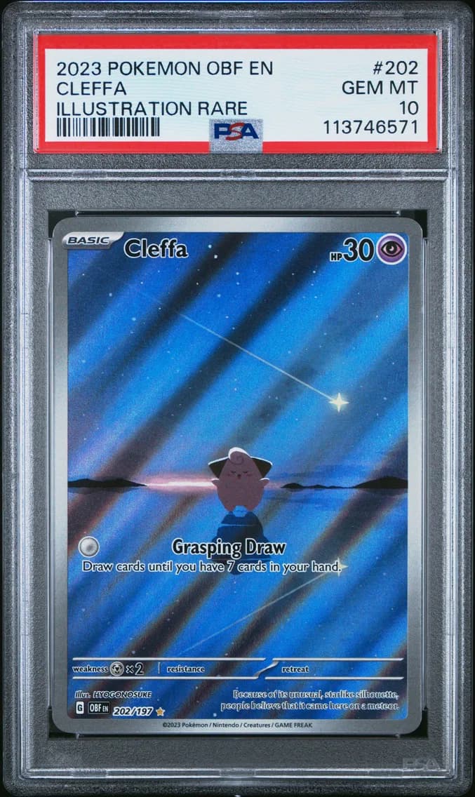 Cleffa, Obsidian Flames, PSA 10