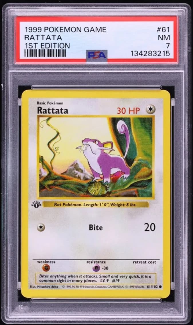 Rattata, Game, PSA 7