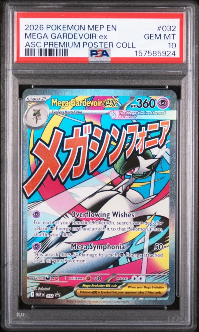 Mega Gardevoir EX, Me Black Star Promo, PSA 10