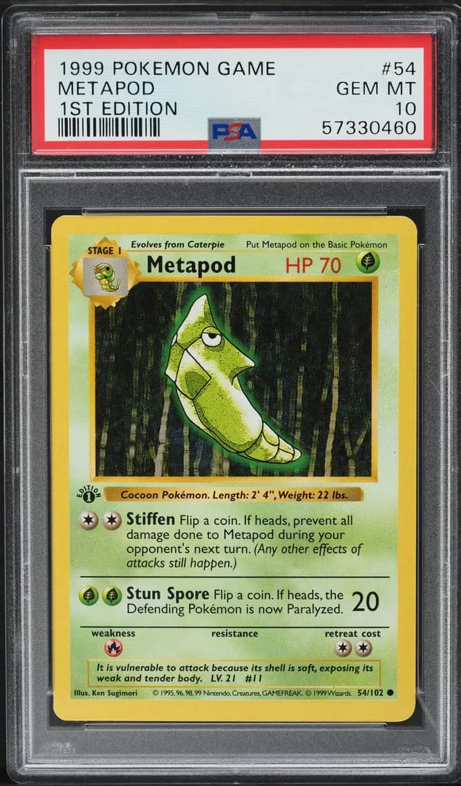 Metapod, Game, PSA 10
