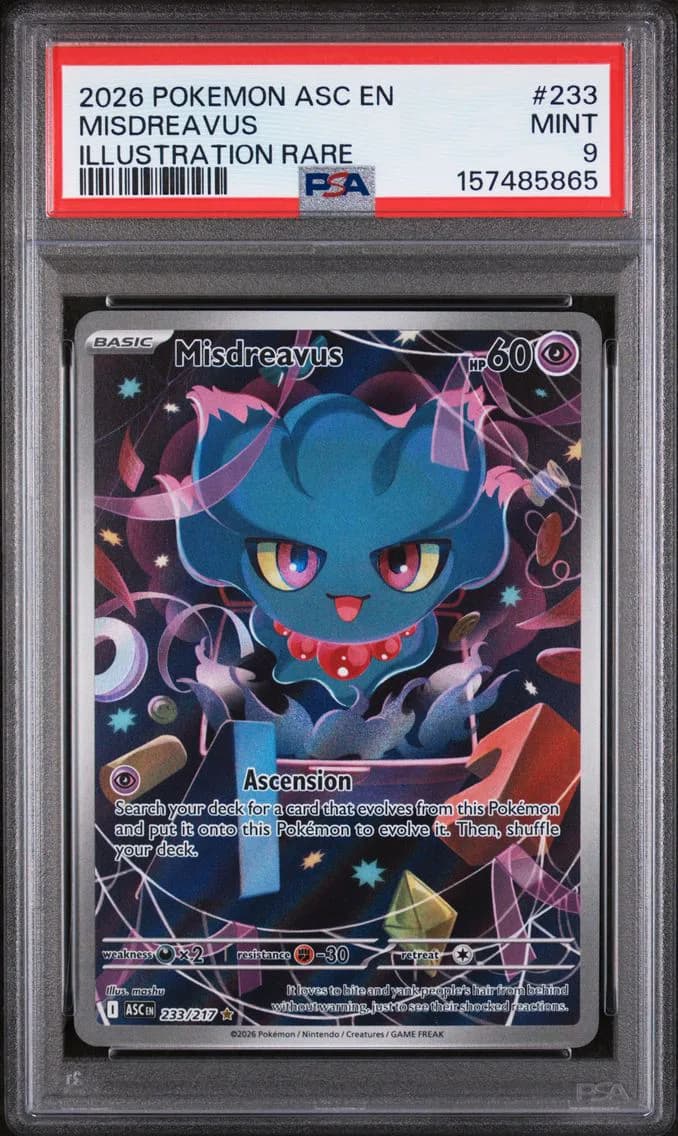 Misdreavus, Ascended Heroes, PSA 9