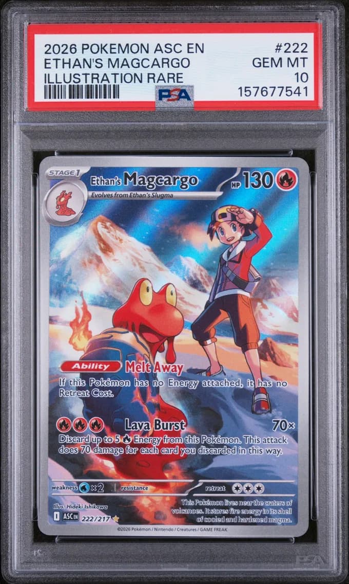 Ethan's Magcargo, Ascended Heroes, PSA 10