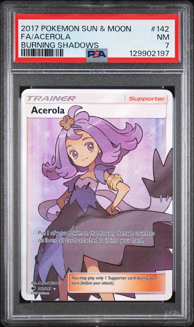 Acerola, Sun & Moon Burning Shadows, PSA 7