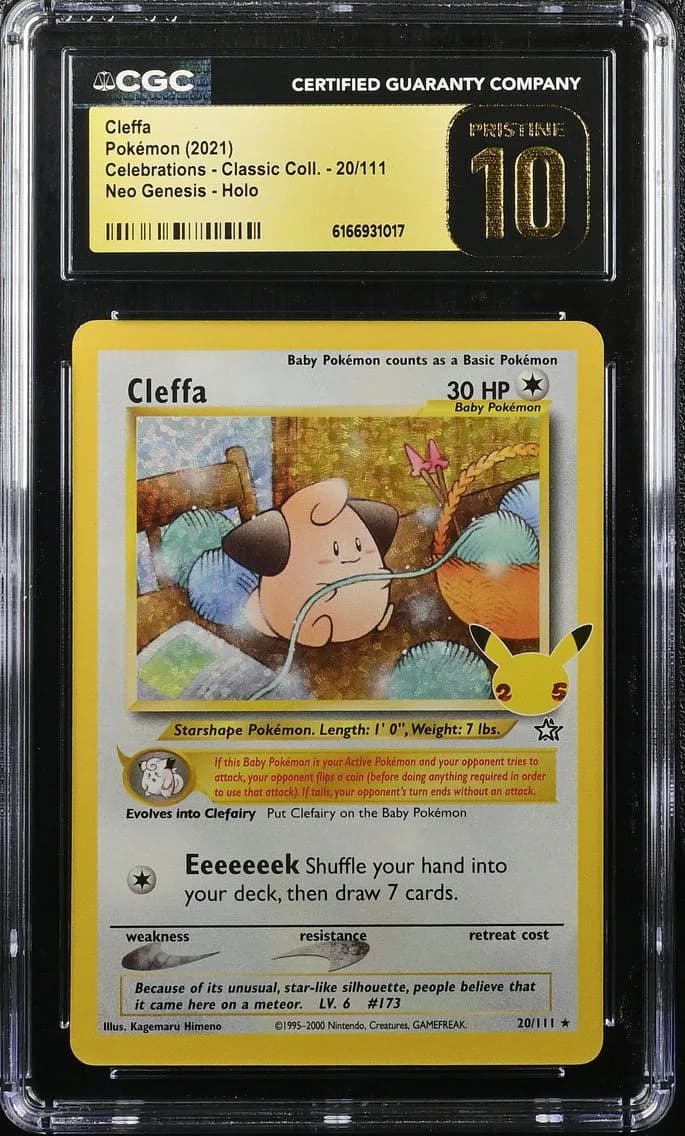 Cleffa, Celebrations - Classic Collection, CGC 10